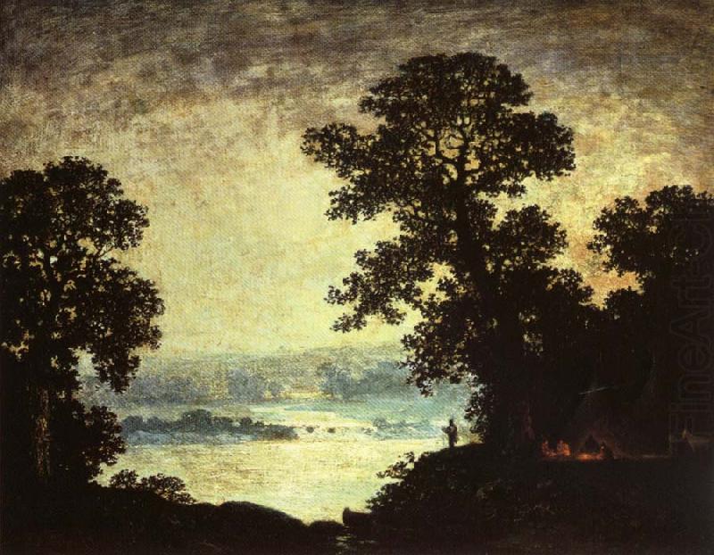 Moonlight Indian Encampment, Ralph Blakelock